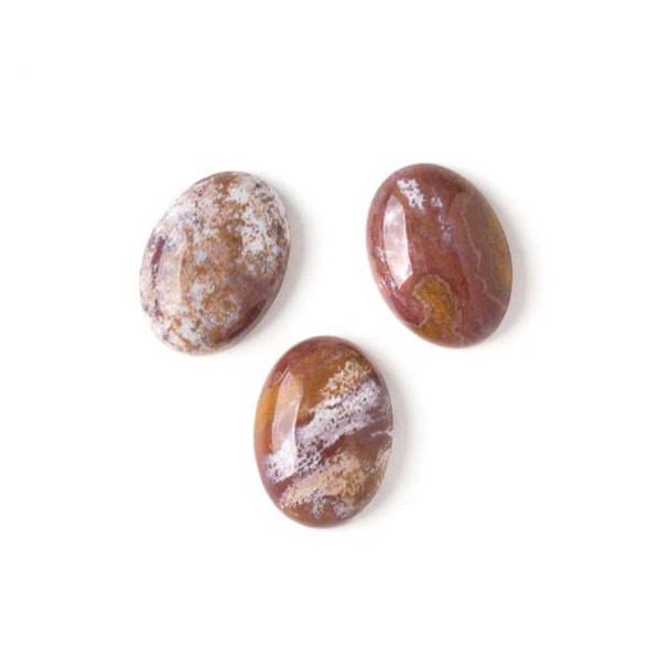 Ocean Jasper 13x18mm Oval Cabochon - 1 per bag