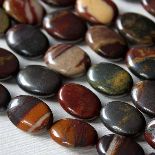 Red Tiger Iron Jasper 10x14mm Oval