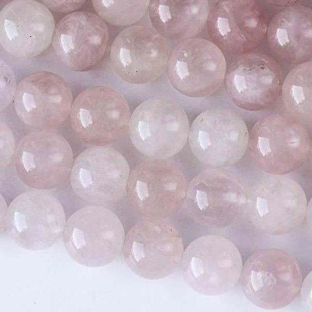 Cherry Tree Beads Rose Quartz 12mm Rounds - 16 inch strand 