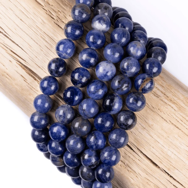 Sodalite bracelet beads for DIY projects.