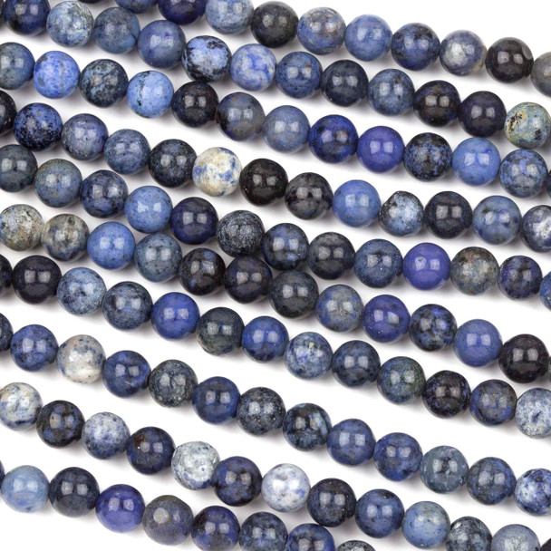 Sodalite 6mm Round Beads - 15 inch strands