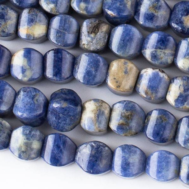 Sodalite 8mm Cushion Beads - approx. 8 inch strand, Set A