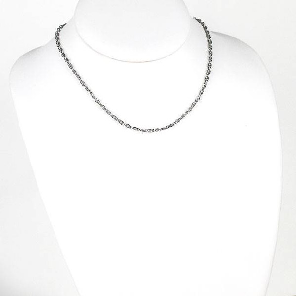 925 Cable Chain Necklace | 16 or 18 Inch Length | 1.2 mm Thick | Adora Fine  Jewelry