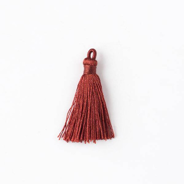 Redwood Mahogany 1.5" Nylon Tassels - 2 per bag