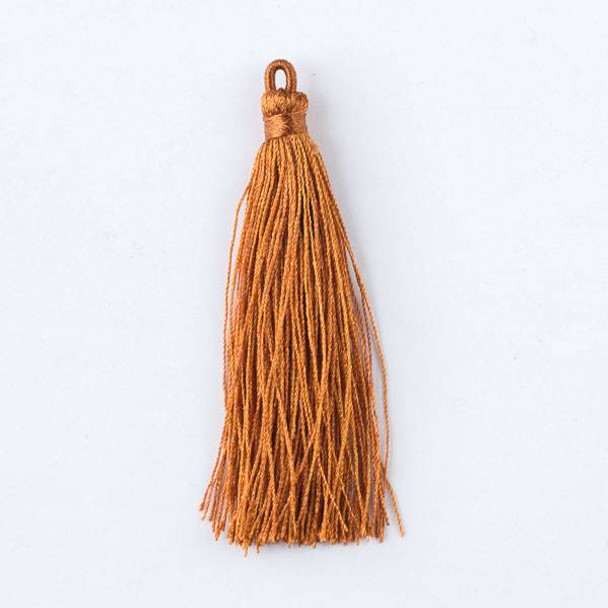 Harvest Orange 3" Nylon Tassels - 2 per bag