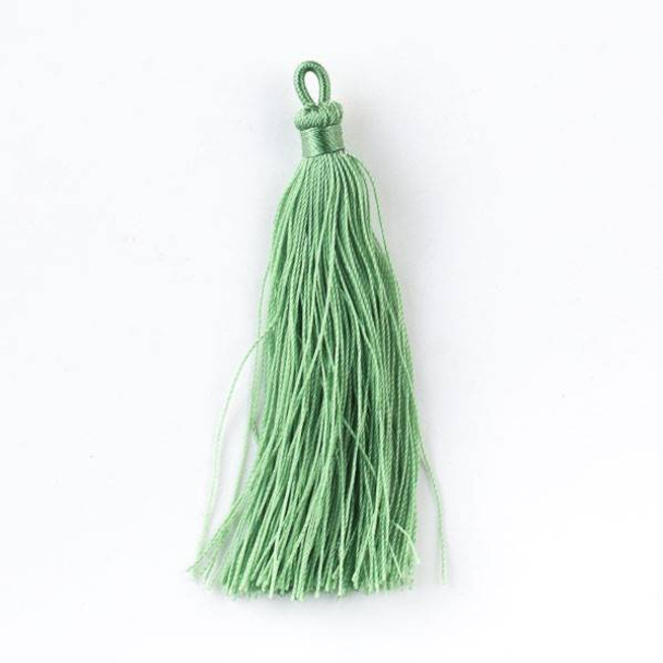 Ivy Green 3" Nylon Tassels - 2 per bag