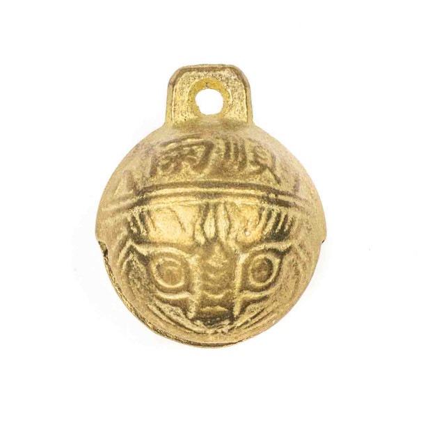 Tibetan Brass 38mm Bell - 1 per bag