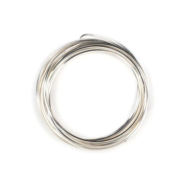 Cherry Tree Beads 18 Gauge Coated Tarnish Resistant Fine Silver Plated Copper Square Wire in 4-Yard Coil