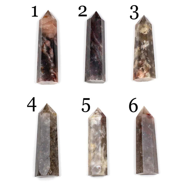 Cherry Tree Beads Red Quartz Point Towers  Cherry Tree Beads Red Quartz Point Towers