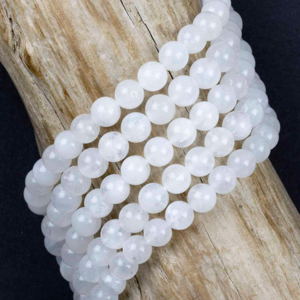 Cherry Tree Beads Blue Moonstone 6mm Round Beads - 15 inch strand 