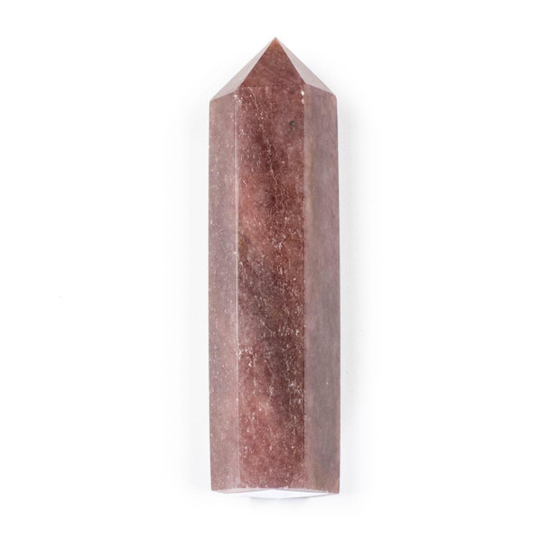 Cherry Tree Beads Strawberry Quartz Crystal Point Tower - approx. 3-4 inches, 1 piece  Cherry Tree Beads Strawberry Quartz Crystal Point Tower - approx. 3-4 inches, 1 piece