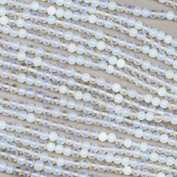 Opaline/Opalite 3mm Round Beads - 15 inch strand