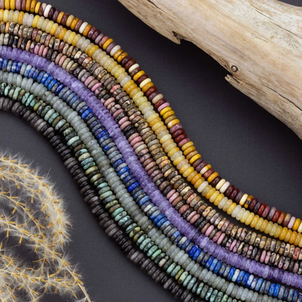 Cherry Tree Beads Gemstones 2x6mm Rondelle Beads - 15 inch strand 