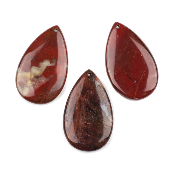 Rainbow Jasper 27x45mm Top Front Drilled Teardrop Pendant - 1 per bag