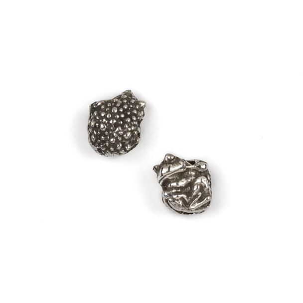  Green Girl Studios Pewter 11x13mm Baby Toady Bead - 1 per bag 