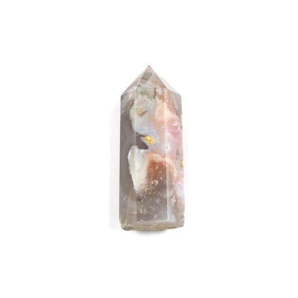 Cherry Blossom Agate Crystal Tower - approx. 1.5-2.5", 1 piece