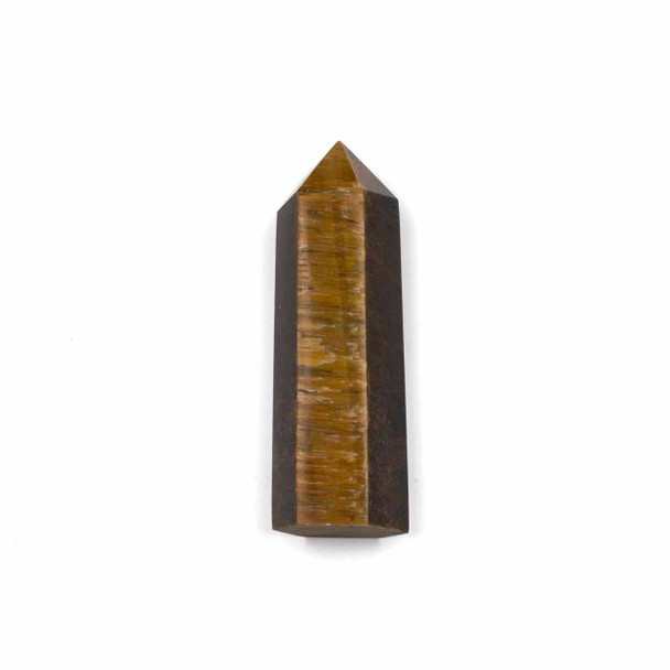 Yellow Tigereye Crystal Tower - approx. 1x3.5", 1 piece