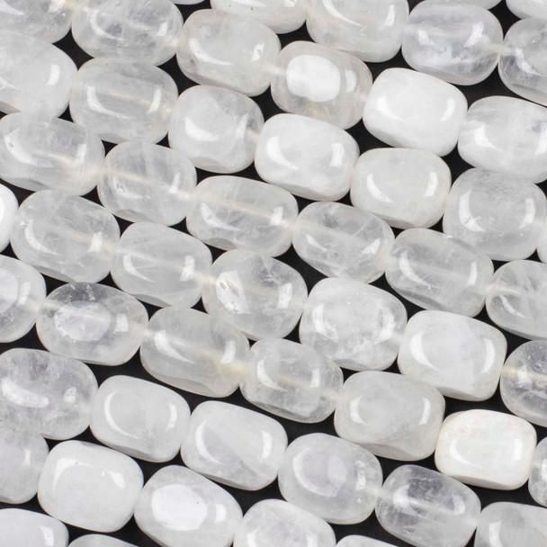 Clear Quartz approx. 13x18mm Nugget Beads - 15 inch strand