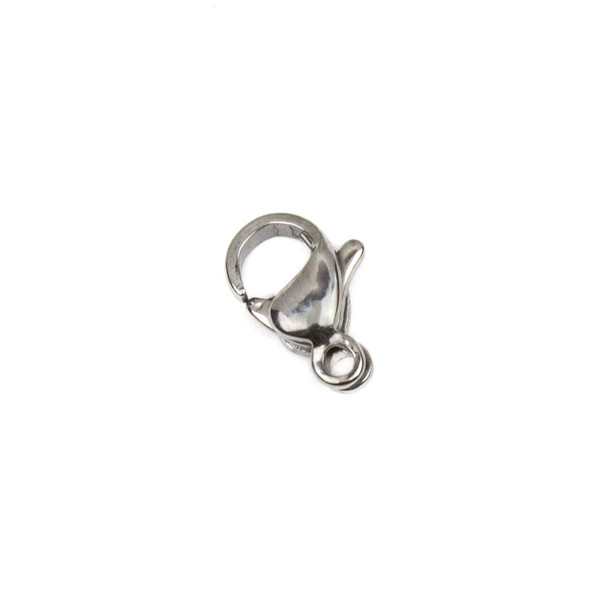 Silver 304 Stainless Steel 6x9mm Lobster Clasps - 100 per bag
