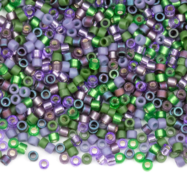 Miyuki 11/0 Grapevine Mix Delica Seed Beads - #MIX9083, 7 gram tube