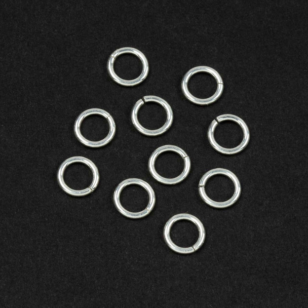 Sterling Silver Jump Rings - 5mm, 20 gauge, Open, 10 per bag