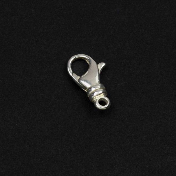 Sterling Silver Swivel Lobster Clasp - 8x14.5mm, 1 per bag