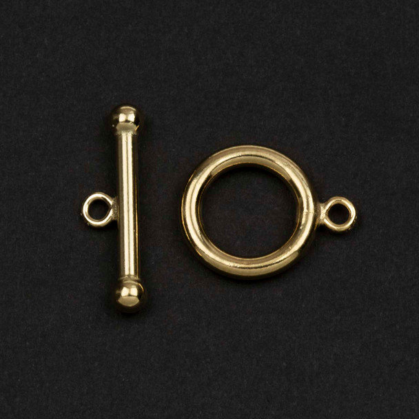 Gold Filled Toggle - 12x15mm Toggle, 5x18mm Bar, 1 set