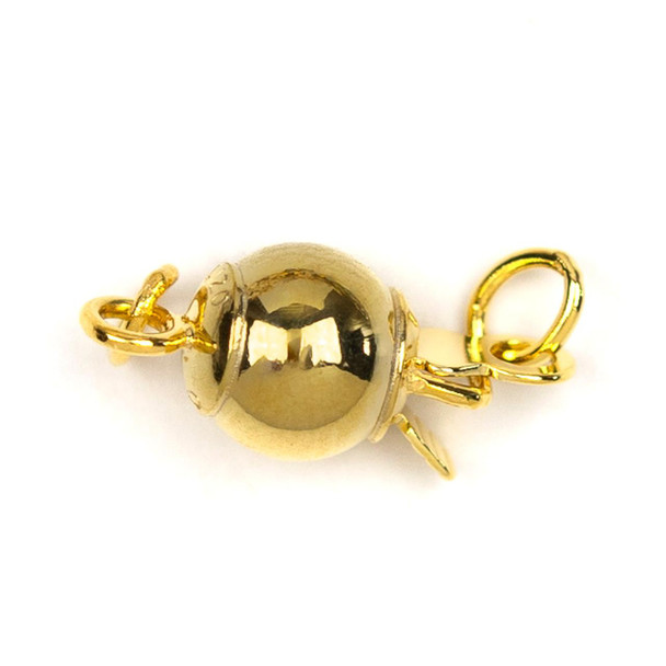 Cherry Tree Beads 14k Gold Filled 5x11mm Ball Clasp - 1 per bag  Cherry Tree Beads 14k Gold Filled 5x11mm Ball Clasp - 1 per bag