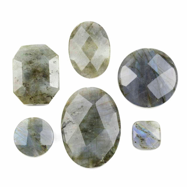 Cherry Tree Beads Labradorite Designer Focal Mix - 6 per bag  Cherry Tree Beads Labradorite Designer Focal Mix - 6 per bag