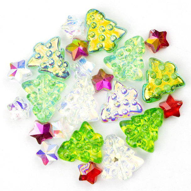 Cherry Tree Beads Merry & Bright Crystal Bead Designer Collection  Cherry Tree Beads Merry & Bright Crystal Bead Designer Collection