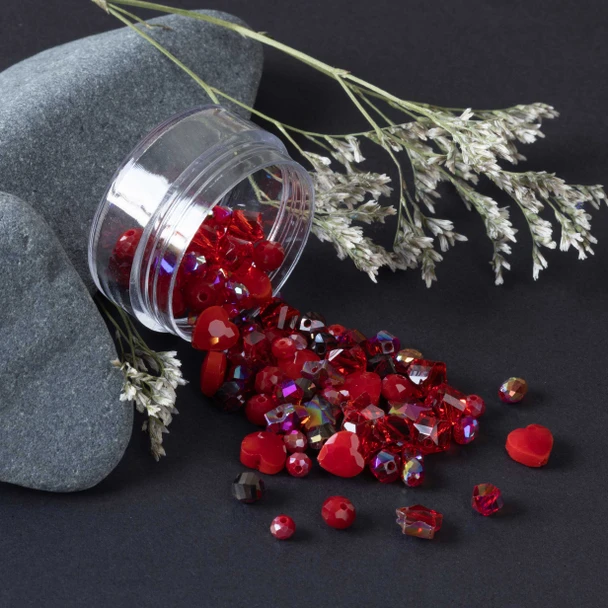 Cherry Tree Beads Red Velvet Crystal Bead Designer Collection 