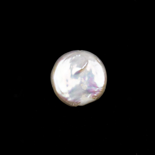 Cherry Tree Beads Freshwater Pearl 20mm Coin Bead - 1 Piece 