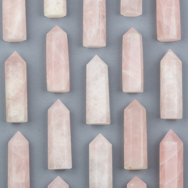 Rose Quartz Tower - 1 piece, approx. 2.5-3 inches