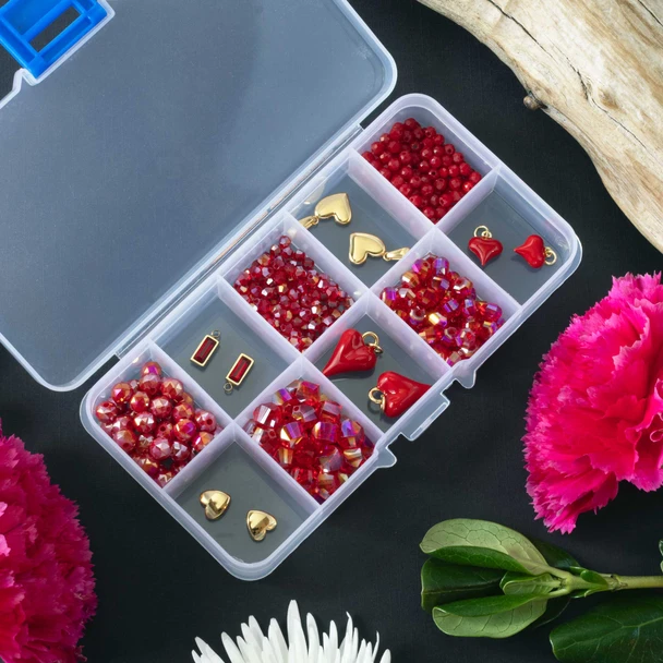 Cherry Tree Beads Queen of Hearts Designer Collection Box 