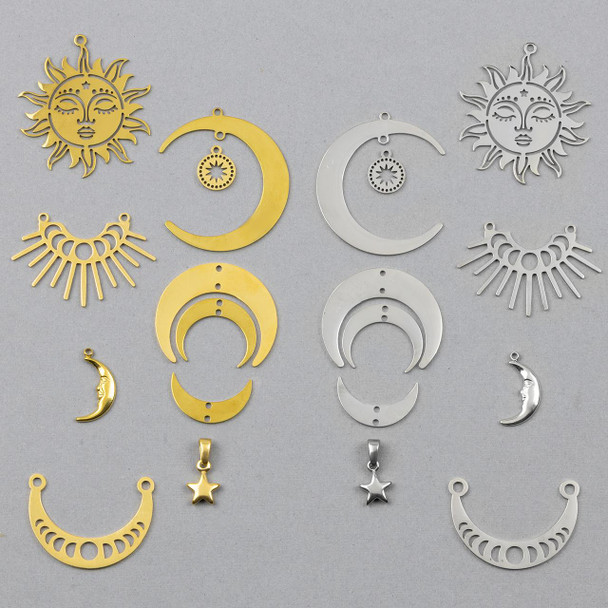 Cherry Tree Beads Stainless Lunar Mix Designer Collection 