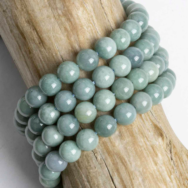 Jadeite 8mm Round Beads - 15 inch strand