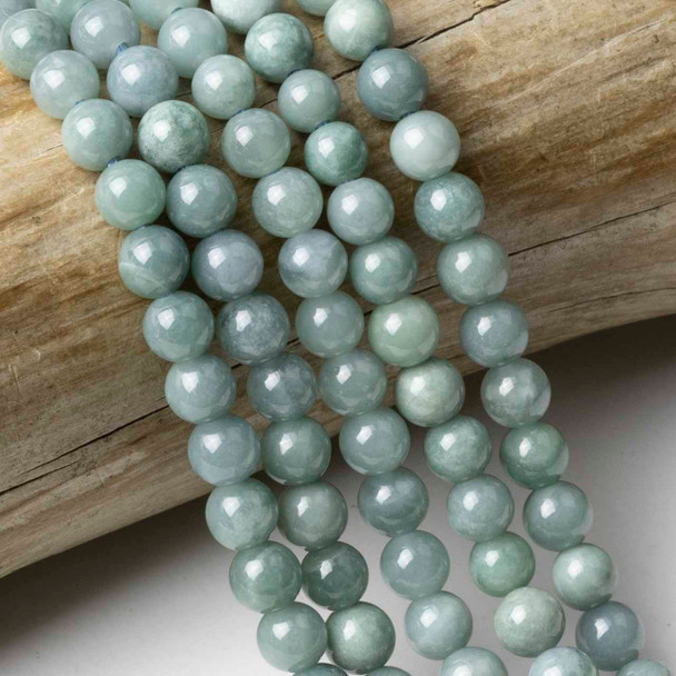 Jadeite 6mm Round Beads - 15 inch strand