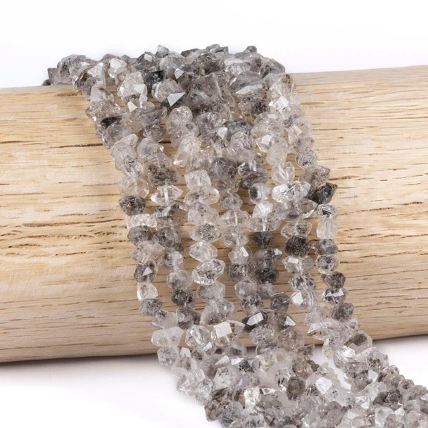 Cherry Tree Beads Herkimer Diamond Approx. 5x7-6x10mm Chip Beads - 8 inch strand 