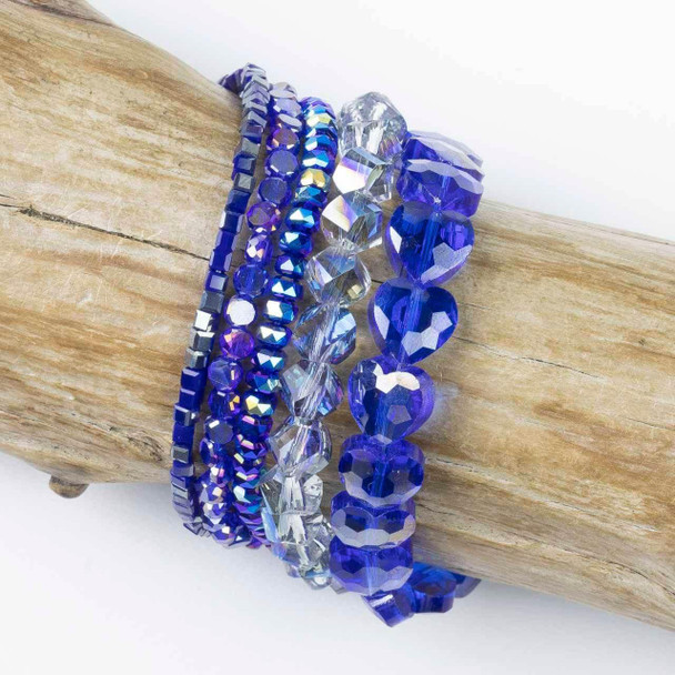Cherry Tree Beads Harbor Blue Crystal Strand Designer Collection 