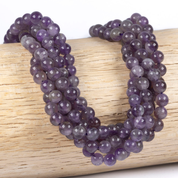 Cherry Tree Beads BOGO Amethyst 6mm Faceted Round Beads - 15 inch strand