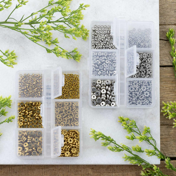 Cherry Tree Beads Stainless Steel Spacer Mini Designer Collection Box 
