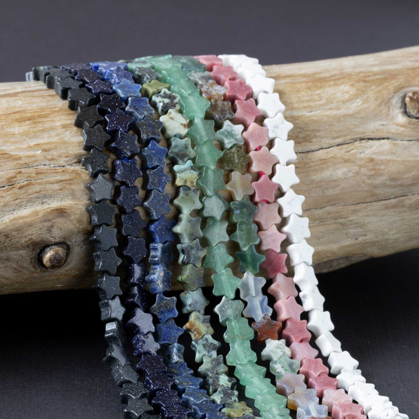 small gemstone stars for fun whimsical jewelry designs