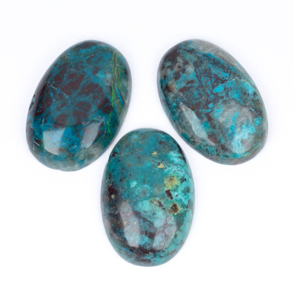 Chrysocolla cabs for jewelry makers.
