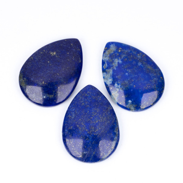 Deep rich blue cabochons for handmade jewelry.
