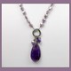 Crystal Coin Necklace