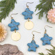 Lava Starfish Earrings