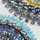 Crystal Teardrop Beads 