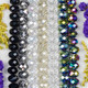 Crystal 13x17mm Rondelle Beads - 10 inch strands