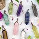 Gemstone Point Pendants