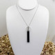 Onyx Hoop Necklace